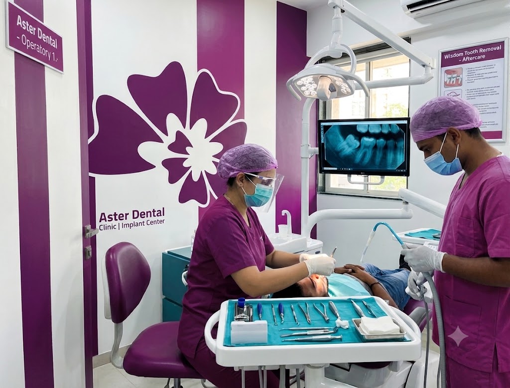 Wisdom tooth removal procedure